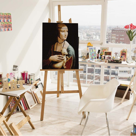 Dama z gronostajem Leonardo da Vinci 50x65 cm malowanie po numerach