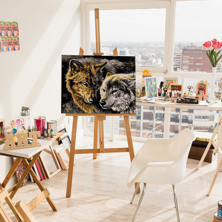 Wilki Obraz Do Malowania Po Numerach