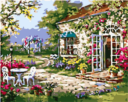 Chatka Obraz Do Malowania Po Numerach