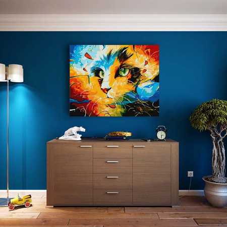 Kocie spojrzenie Malowanie po numerach