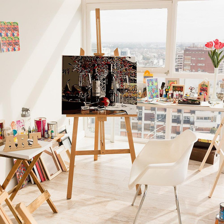 Obiad dla dwojga Obraz Do Malowania Po Numerach