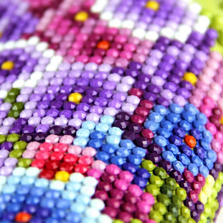 Mozaika Diamentowa 5D Bez Ramy Lisek 30x40 Haft Diamentowy