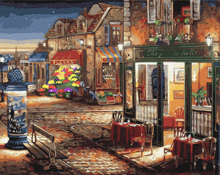 Kawiarnia Wieczorową Porą Malowanie po numerach