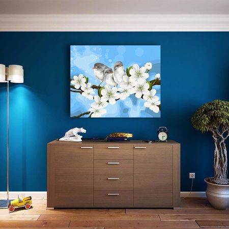 Kwitnąca jabłoń Malowanie Po Numerach