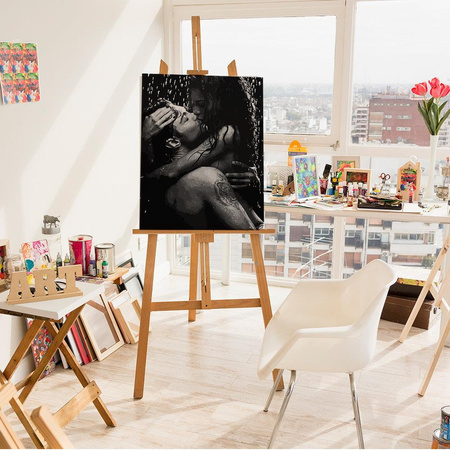 Pocałunki w deszczu Obraz Do Malowania Po Numerach