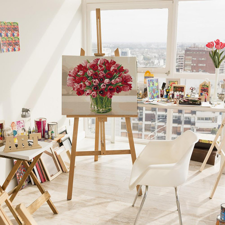 Bukiet tulipanów dla Twojej ukochanej Obraz Do Malowania Po Numerach