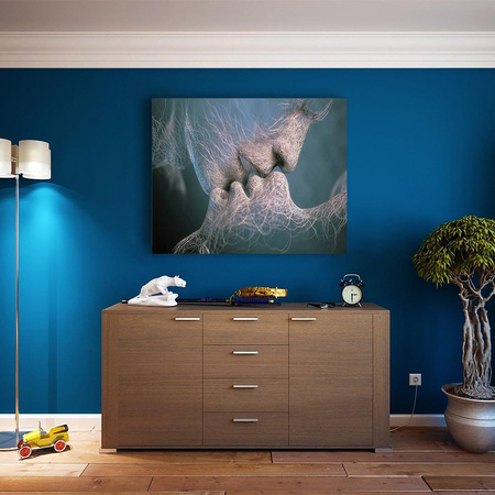 Czuły pocałunek Obraz Do Malowania Po Numerach