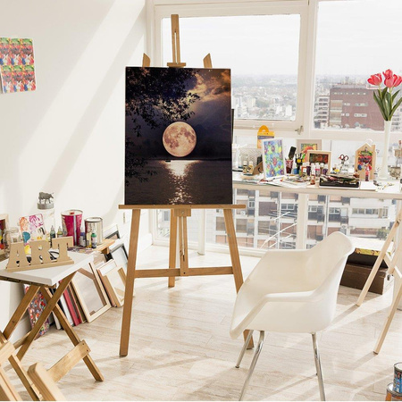 Księżyc Nad Wodą Obraz Po Numerach Bez Ramy