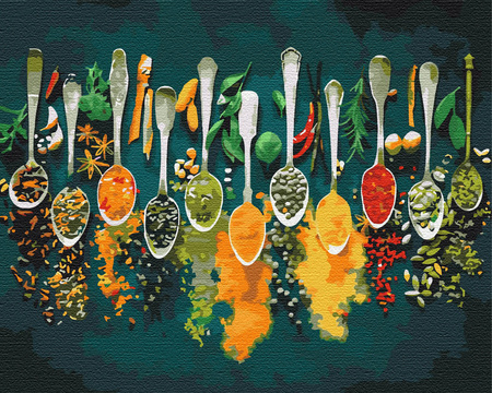 Kolory Przypraw Obraz Do Malowania Po Numerach