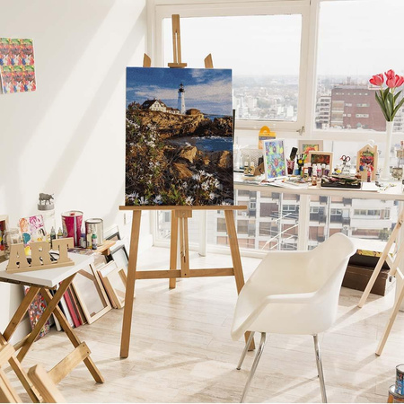 Latarnia na wybrzeżu Malowanie po numerach