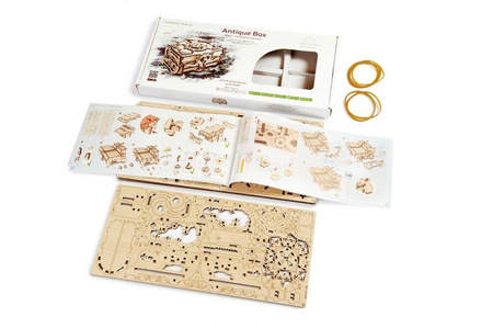 Antyczna szkatułka Model mechaniczny do składania