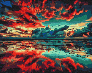 Odbicie Świata Obraz Do Malowania Po Numerach