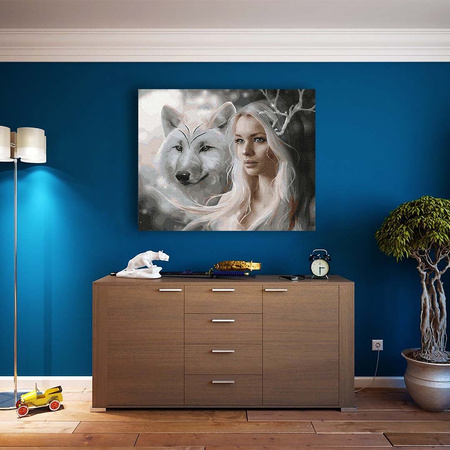 Królowa śniegu Malowanie Po Numerach