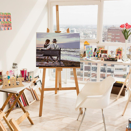 Para nad morzem Obraz Do Malowania Po Numerach