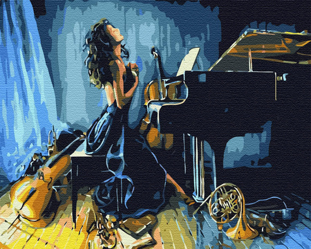 Energia muzyki Malowanie Po Numerach