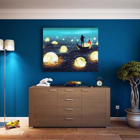 Łowca księżyca Malowanie po numerach