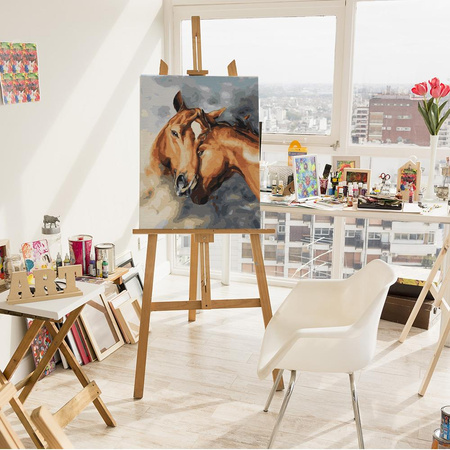 Czułość konia Obraz Do Malowania Po Numerach