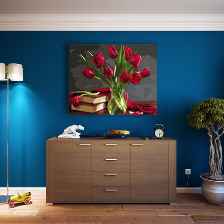 Bukiet tulipanów Malowanie Po Numerach