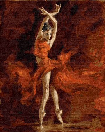 Tancerka Malowanie Po Numerach 40x50cm
