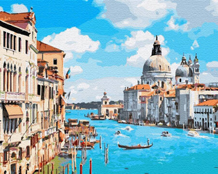 Canal Grande w Wenecji Malowanie Po Numerach