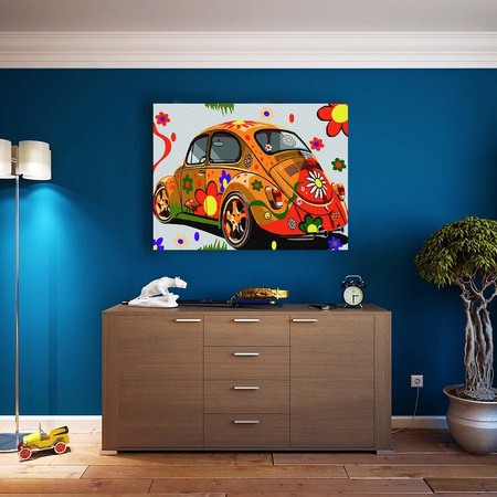 Kolorowa podróż 40x30cm Malowanie po numerach