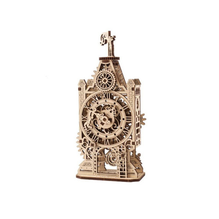 Stara Wieża Zegarowa Puzzle 3d Drewniany Model Do Składania