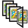 kids art frame black
