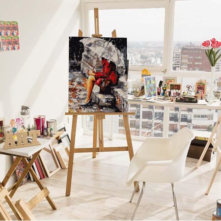 Deszczowe dni Malowanie po numerach