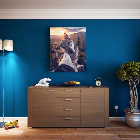 Wierny Przyjaciel Malowanie Po Numerach