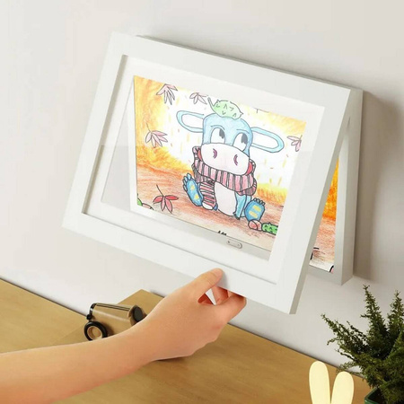 kids art frame white