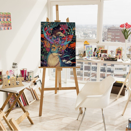 Kolorowy Łoś Malowanie Po Numerach