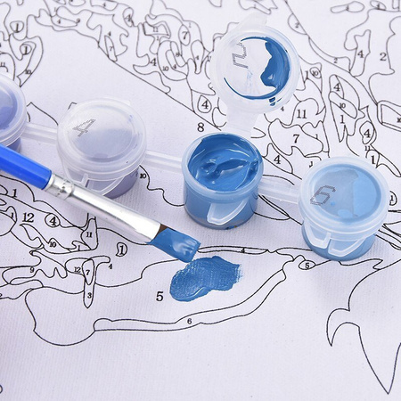 Myśląc nad rzeką 50x65cm Malowanie Po Numerach