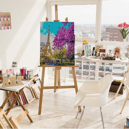 Kwitnący Paryż Malowanie po numerach