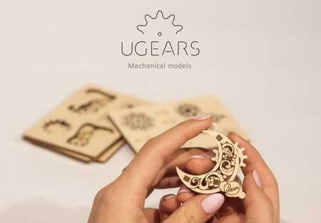 U-Fidgety Gearsmas drewniane puzzle 3D. Zestaw 4 szt.