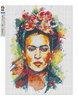 Mozaika Diamentowa 5D Bez Ramy Frida Kahlo - decoupage 30x40 Haft Diamentowy