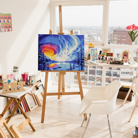 Światło polarne Obraz Do Malowania Po Numerach