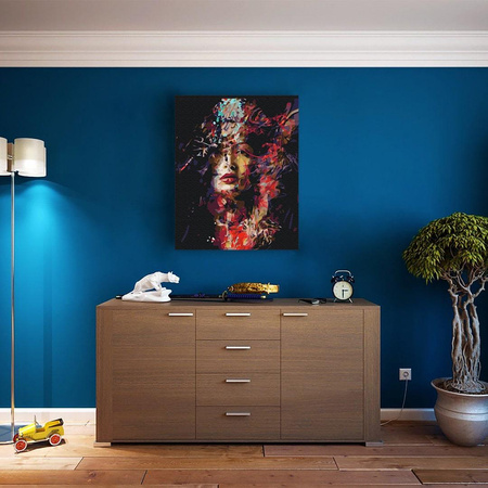 Dziewczyna Kontrastów Obraz Do Malowania Po Numerach