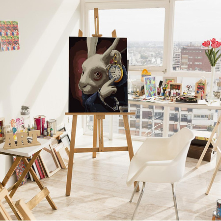 Biały Królik. Alicja w Krainie Czarów Obraz Do Malowania Po Numerach