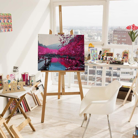 Kwiat Sakury Malowanie Po Numerach