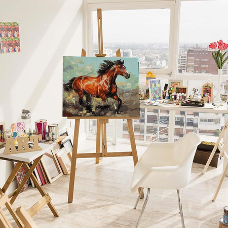 Piękny jak okręt Malowanie po numerach 40x50 cm