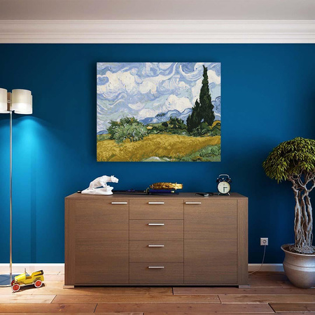 Pole Pszenicy Z Cyprysami Van Gogh Malowanie po numerach
