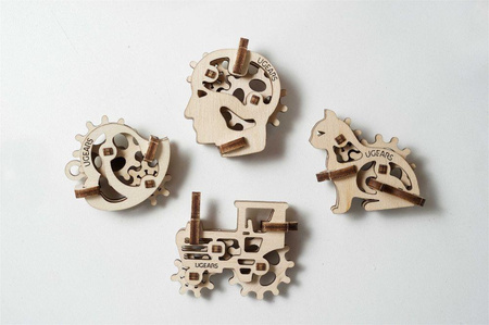 U-Fidgety Trybiki mechaniczne zabawki do składania 4 szt.