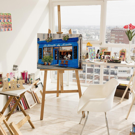 Francuska kawiarnia Malowanie po numerach