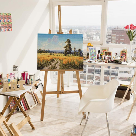 Pole żyta Obraz Po Numerach Bez Ramy