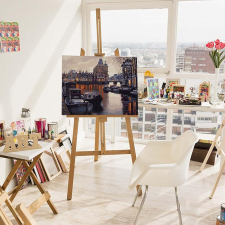 Wieczorne molo Malowanie po numerach