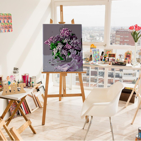 Bukiet liliowy Obraz Do Malowania Po Numerach