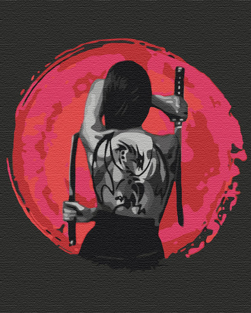 Współczesna gejsza Obraz Do Malowania Po Numerach