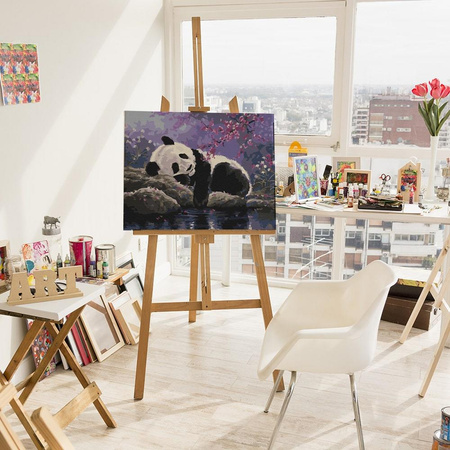 Słodki Sen Pandy Obraz Do Malowania Po Numerach