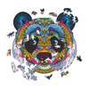 Drewniane Puzzle PANDA Z Elementami Zwierząt 217 el Rozmiar 363х350 mm