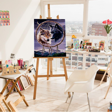 Nocne Wilki Obraz Do Malowania Po Numerach